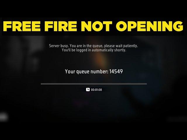 SERVER BUSSY FREE FIRE| FREE FIRE NOT OPENING ISSUE| FREE FIRE NEW EVENT| FF NOT OPENING