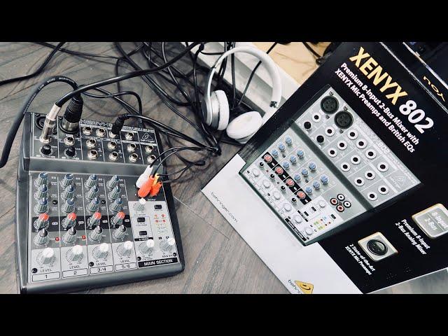 Behringer XENYX 802 Mixer REVIEW & Set Up - Best Compact Mixer?