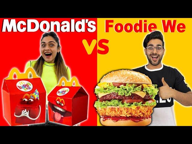 This Is The BEST BURGER HAPPY MEAL...  || McDonald's Happy Meal at HOME