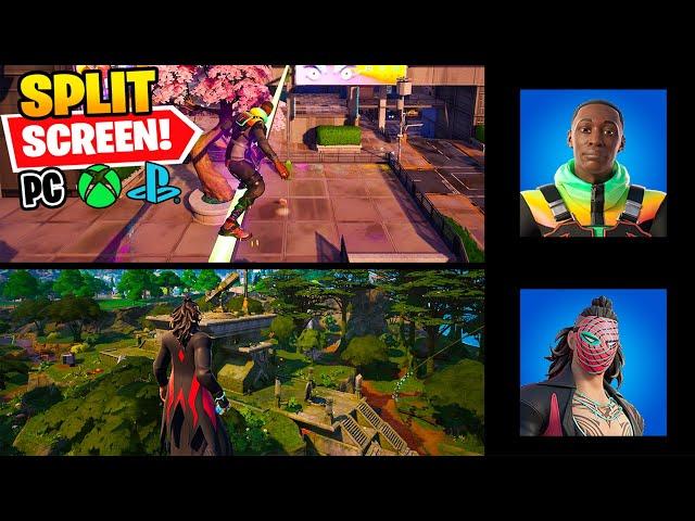 How To SPLIT SCREEN in Fortnite Season OG! (PS4/PS5/XBOX)