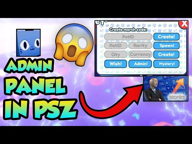 PET SIMULATOR Z LINK FREE ADMIN PANEL! (LINK IN DESC)