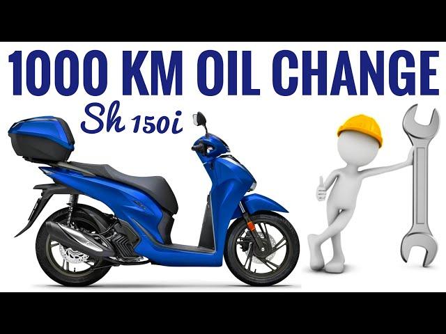 2024 Honda SH150i - First Oil Change - Complete Tutorial