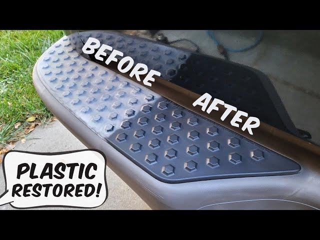 How to Restore Faded Plastic Trim the Easy Way!