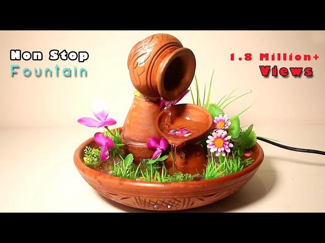 Make Nonstop Terracotta Fountain At Home | Diy Tabletop Fountain Crafts