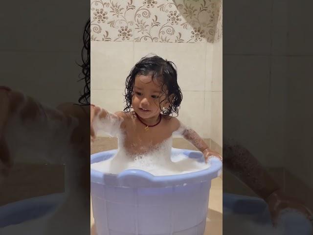 #bathtime #cleanestkid #kids #trending #viral #cutebaby #funny