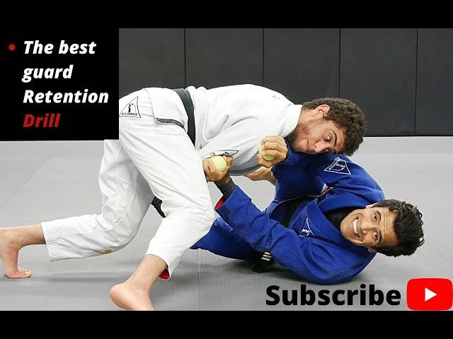 GUARD RETENTION DRILL TO HAVE AN UNPASSABLE GUARD | COBRINHA BJJ