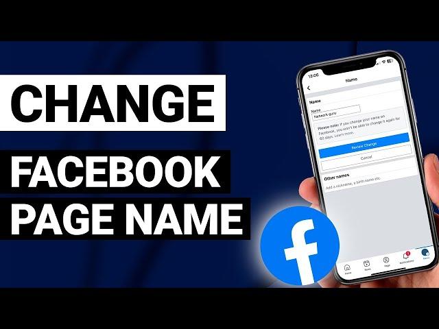 How To Change Facebook Page Name ? #facebook  #facebookpage #pagename