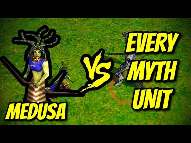 MEDUSA vs EVERY MYTH UNIT | Age of Mythology