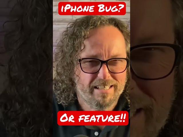 iOS 16 bug? Feature? On iPhone