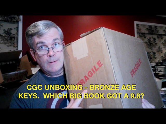 CGC Unboxing - 25 Book Modern Submission of Bronze Keys, Which Big Book Came Back a 9.8?