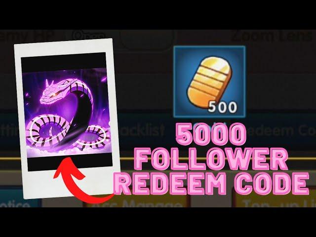 Ultimate Battle 5K Followers Redeem Code | Ultimate Ninja King Redeem Code