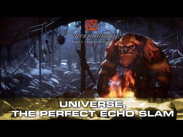 Dota 2 Universe, The Perfect Echo Slam Roshan - EG vs CDEC TI5