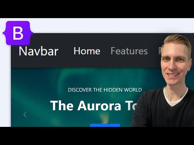 Bootstrap 5 Navbar with Slider
