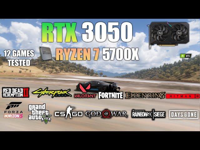 RTX 3050 + Ryzen 7 5700X : Test in 12 Games - Ryzen7 5700X Gaming