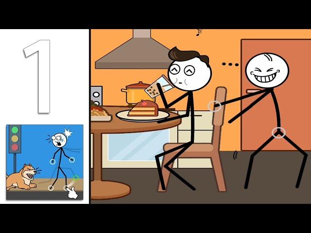 Make 'Em - Funny Stickman Puzzle Game (Weegoon) - Levels 1 - 20 - Gameplay Walkthrough