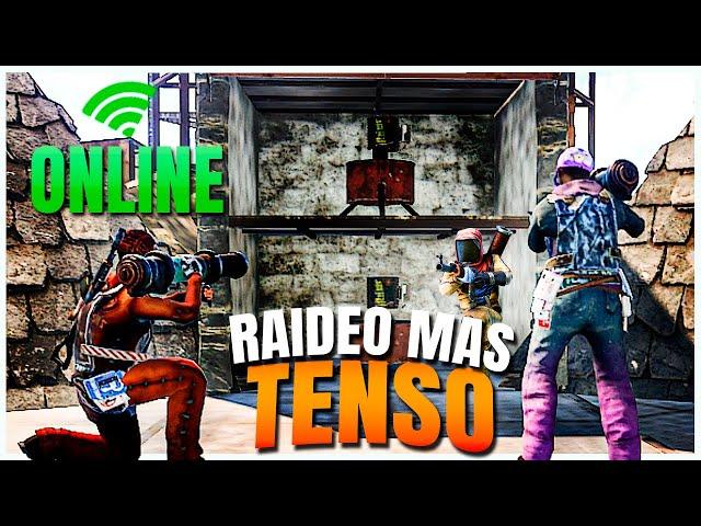 EL RAIDEO ONLINE MAS TENSO - RUST - Gameplay español