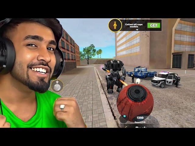 Villain Transformer & Army Officers: Rope Hero Vice Town Gameplay 2024 #182 T GAMER 