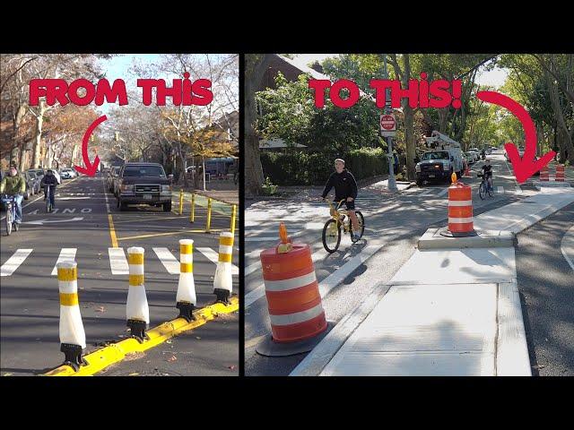 Talking Concrete Protection for Bike Lanes with NYC DOT's Sean Quinn