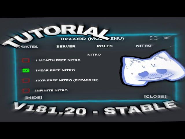 [TUTORIAL] DISCORD ||V181.20 - STABLE || MOD MENU BY JAYIUZ