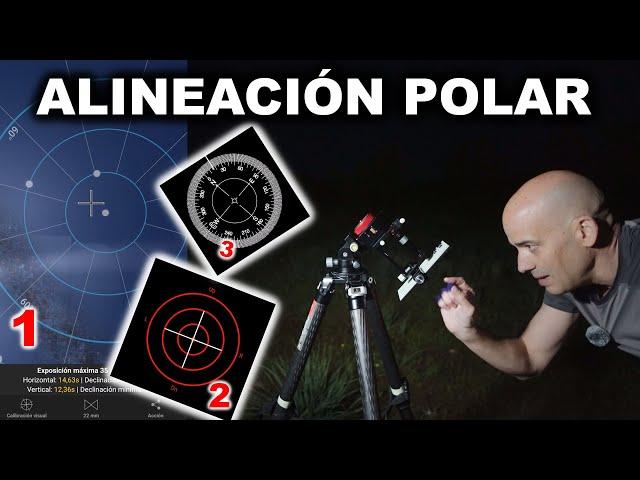 ALINEACIÓN POLAR con el MÓVIL ¡Alinea tu TRACKER incluso de DÍA! 3 MÉTODOS cuando no ves POLARIS