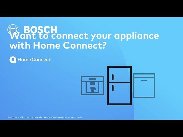 How to connect to the Home Connect App | HomeConnect Pairing Video