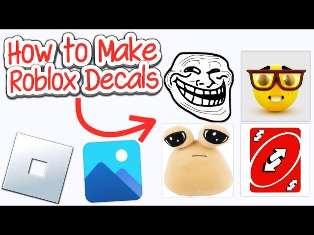 How to Make and Upload Decals on Roblox! (2024)