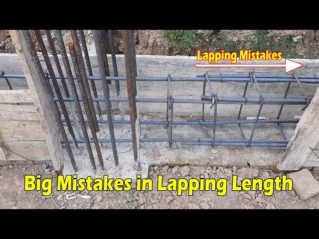 Big Mistakes in Lapping Length of Beam Construction | Civil Engineering Videos |