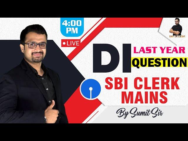 DI Mains Level | SBI Clerk Mains 2021 | Previous Year Question  By Sumit Sir