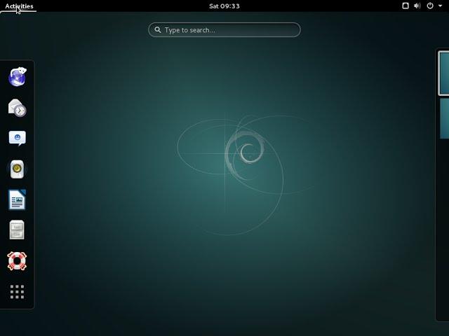 Linux Debian 8 GNOME 64bit. Install and overview.