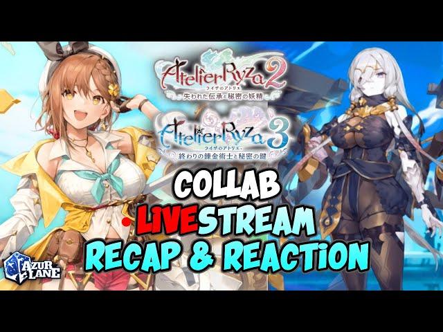 [Azur Lane] ATELIER RYZA Collab JP Livestream Recap & Summary!