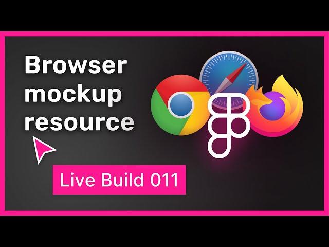 Live build: Web browser mockup resource | 011