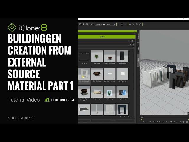 Create Building from External Source: Part 1 - Setup | iClone BuildingGen Plug-in Tutorial