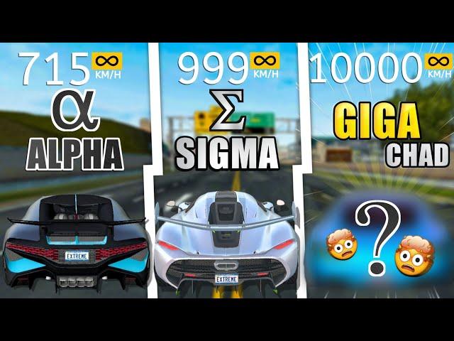 ALPHA vs SIGMA vs GIGACHAD  || Extreme Car Driving Simulator