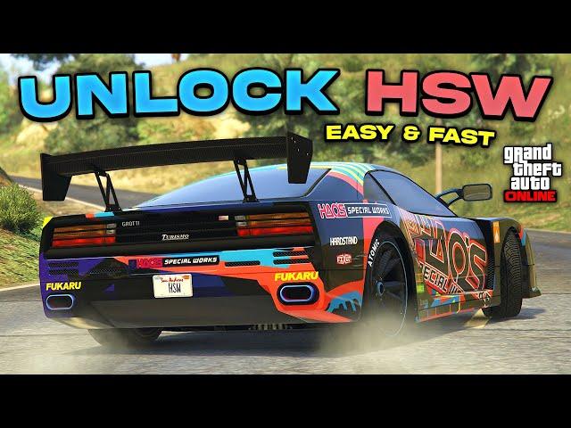 FASTEST Way To Unlock HSW Performance In GTA Online! (ALL PLATFORMS)