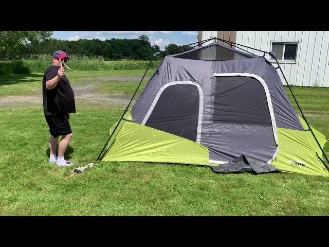 Core 6 person tent, set up & take down