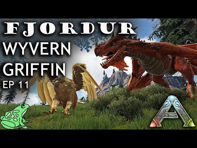 Taming Griffins to Steal Wyverns - Ark Fjordur Ep 11 - Ark Survival Evolved Gameplay