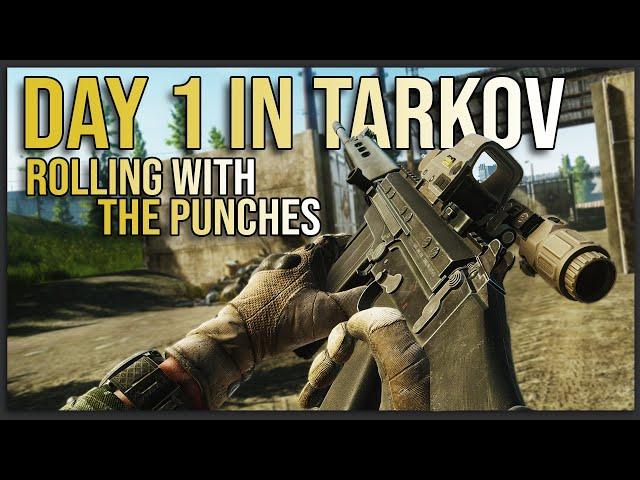 HOW TO INVEST IN YOURSELF - Day 1 Escape from Tarkov FULL PLAYTHROUGH