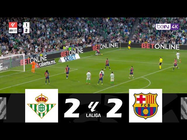 Real Betis vs. FC Barcelona [2-2] | LaLiga 2024/25 | Match Highlights!