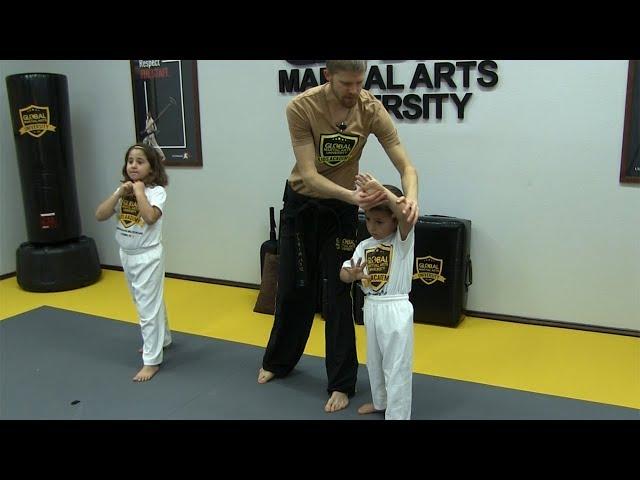 Martial Arts for Kids - First Self Defense Lesson (Krav Maga)