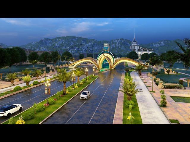 3D Architectural | housing scheme | Khyber city | 3D Animation housing society | 3D Visualization