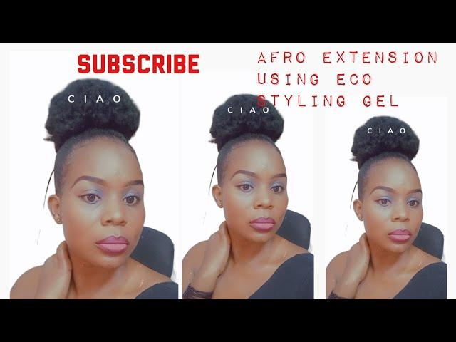 HOW TO APPLY GEL ON  NATURAL HAIR #ugandan