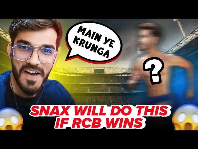 Snax Will Do This “If RCB Wins” *BGMI HIGHLIGHT!