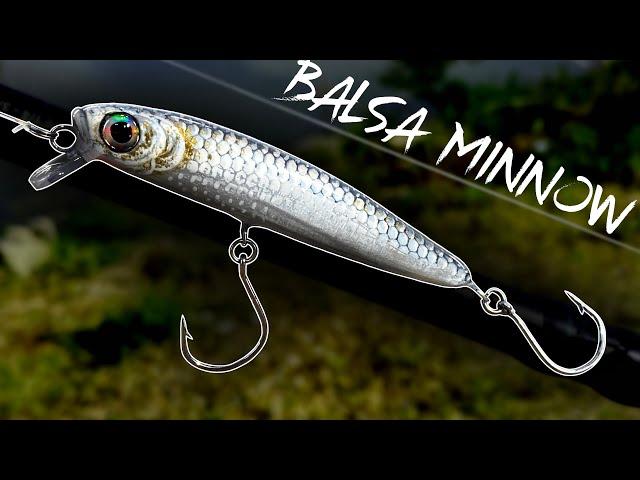 Making a Shiny Balsa Minnow Lure