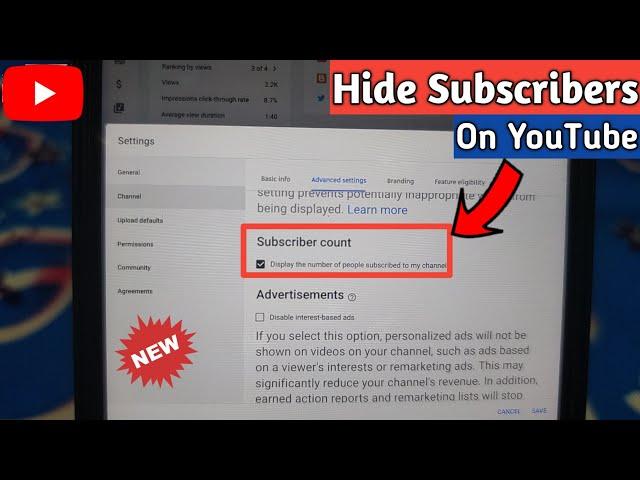 How to Hide Subscribers on YouTube on Mobile