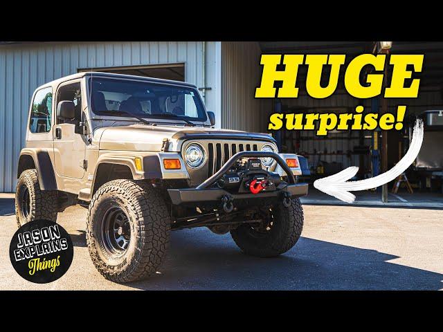 This Classic Jeep Wrangler TJ is Hiding a Secret Upgrade!