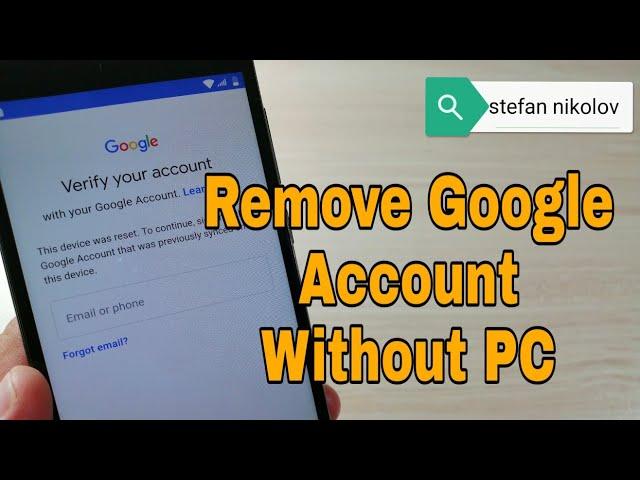 Xiaomi Redmi Go M1903C3GG, Remove Google Account. Bypass FRP, Without PC.