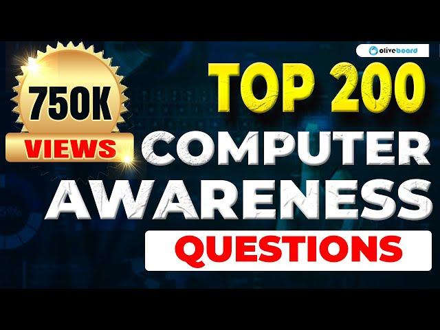 Top 200 Computer Awareness Questions | RRB PO 2021| RRB Clerk 2021 | Computer for RRB PO Mains