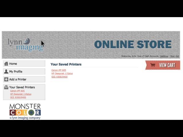 Lynn Imaging: Online Store Tutorial