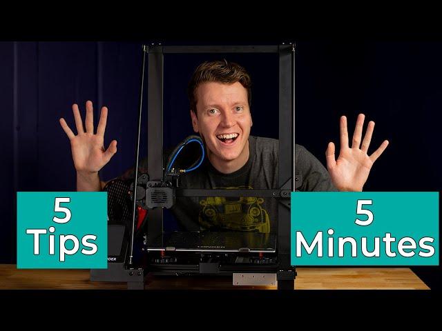 Tips for 3D Printer Bed Adhesion | 5 Tips in 5 Minutes