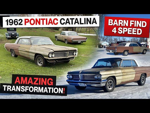 Will it Run?!? Barn Find High Performance 1962 Pontiac Catalina 4 Speed!